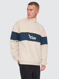 Thrills Between Chaos & Calm Quarter Zip Fleece - Oatmeal
