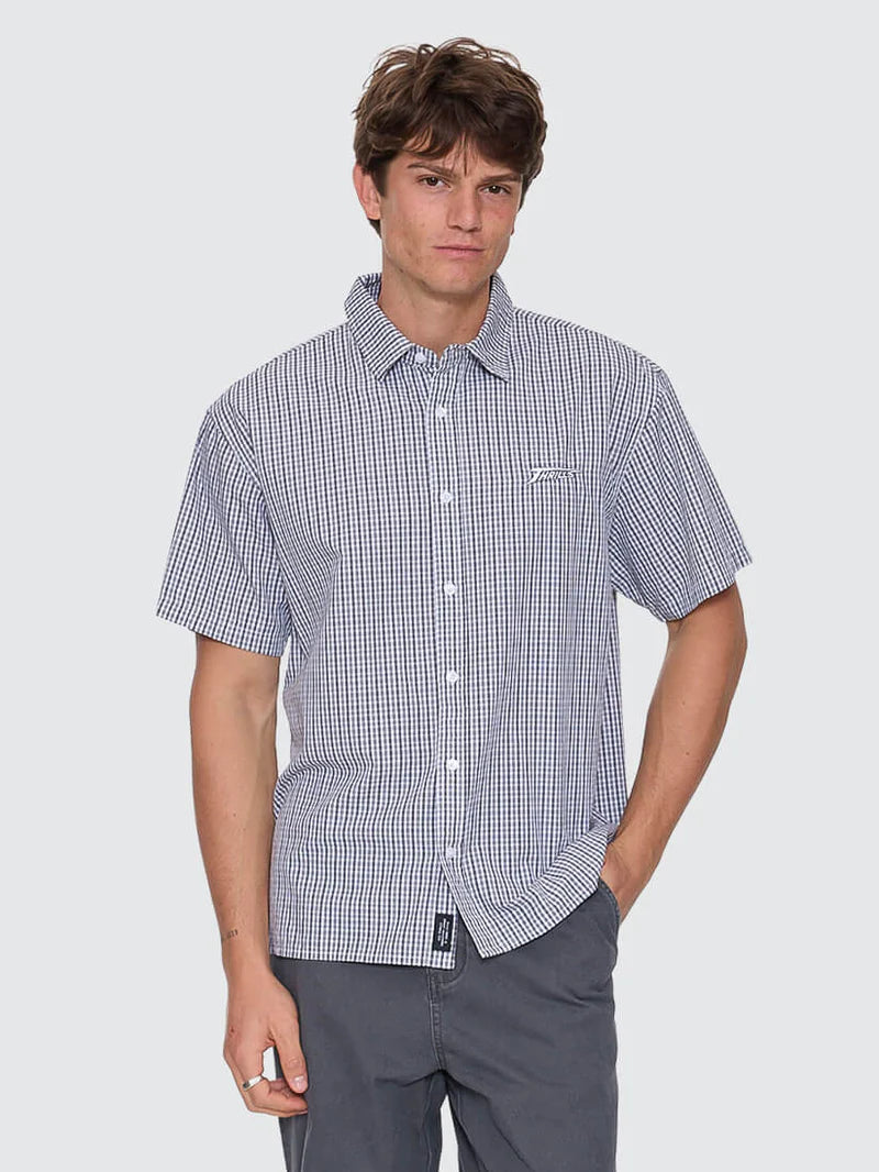 Thrills Heavy Voltage Cropped Short Sleeve Shirt White