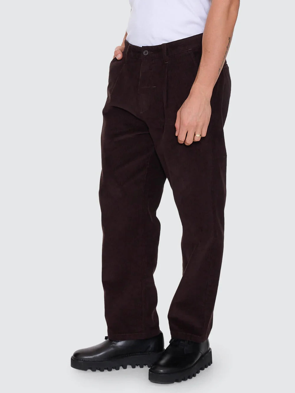 Thrills Slacker Cord Chino Pant - Postal Brown