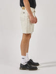 Destroyed Bones Denim Short - Heritage White