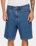Thrills Slacker Relaxed Denim Short - Deep Vintage Blue