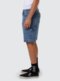 Thrills Slacker Denim Short - Stoned Blues
