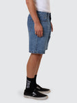 Thrills Slacker Denim Short - Stoned Blues