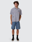 Thrills Slacker Denim Short - Stoned Blues