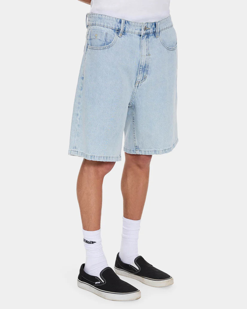 Thrills Slacker Relaxed Denim Short - Serenity Blue