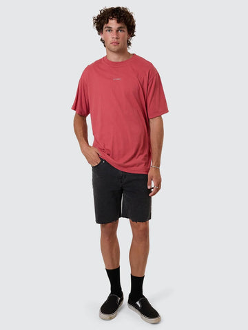 Thrills Bones Denim Short - Ash Black