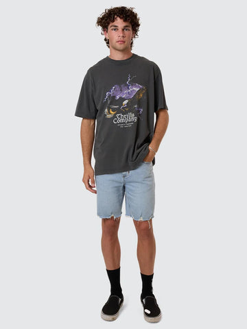 Thrills Bones Denim Short - Dusk