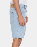 Thrills Bones Raw Slim Denim Short - Serenity Blue