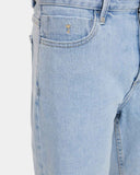 Thrills Bones Raw Slim Denim Short - Serenity Blue