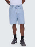 Thrills Mid Slacker Relaxed Long Denim Short Serenity Blue