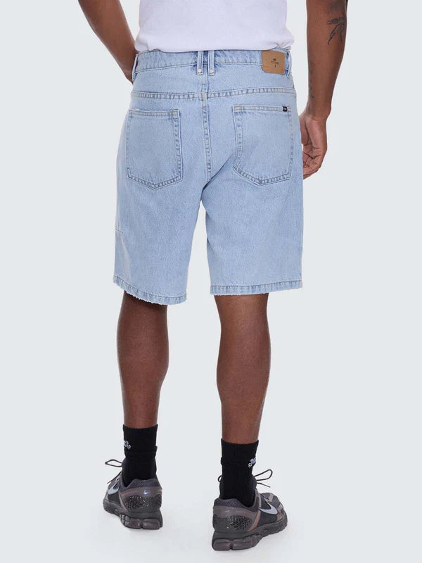Thrills Mid Slacker Relaxed Long Denim Short Serenity Blue