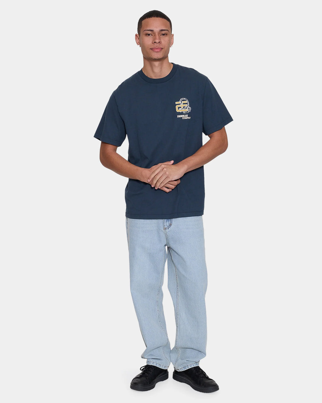 Thrills Slacker Relaxed Denim Jean Horizon Blue
