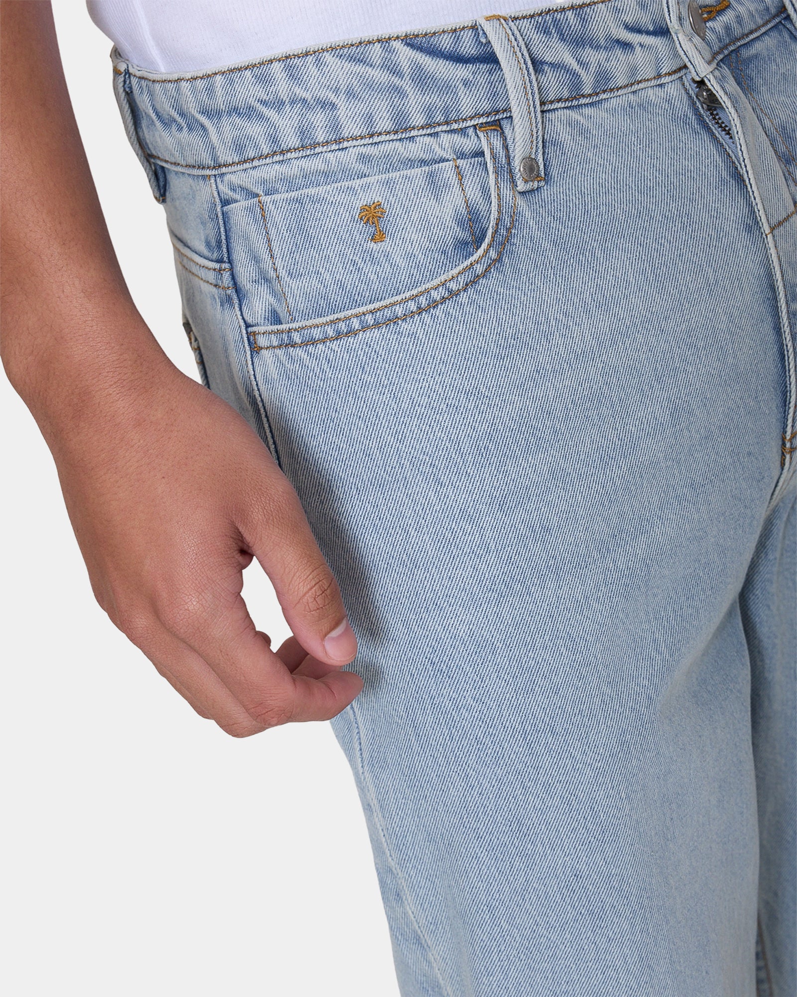 Thrills Slacker Relaxed Denim Jean Horizon Blue
