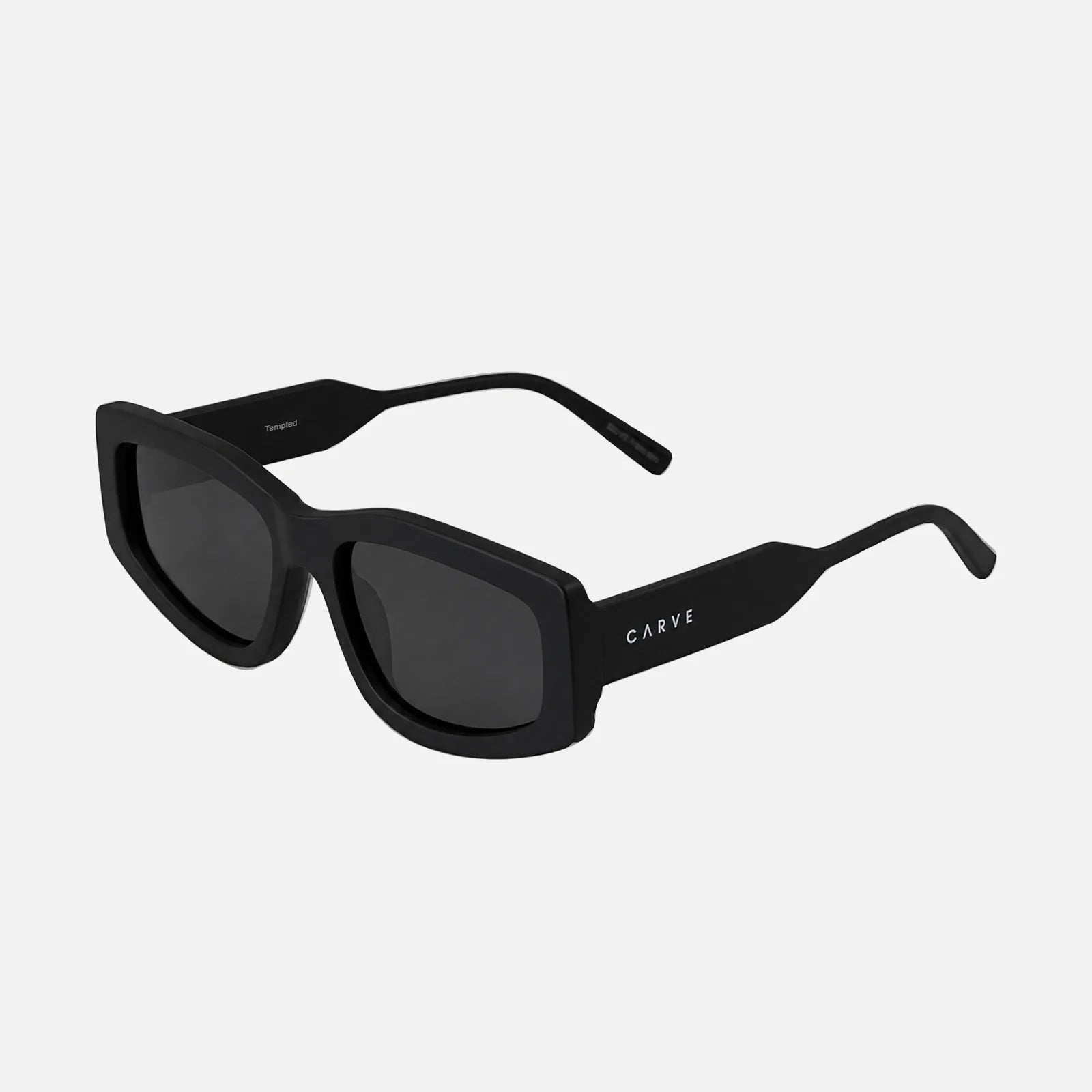Liive Tempted Matte Black Frame Grey Polarized Lens