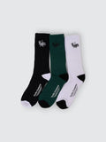 Thrills Web Of Deceit 3 Pack Sock - Black
