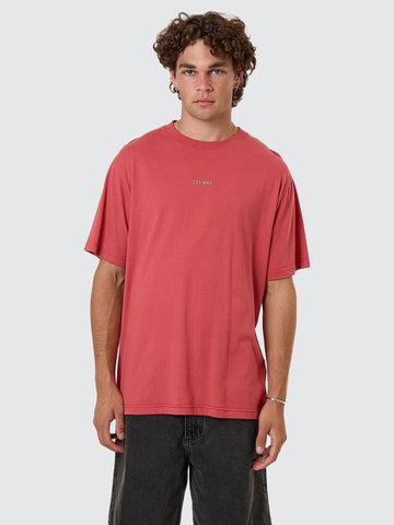 Thrills Minimal Thrills Merch Fit Tee - Redwood