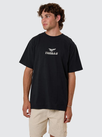 Thrills Paradise Before Anarchy Merch Fit Tee - Washed Black
