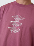 Thrills Reality Dreams Box Fit Oversize Tee - Delta Berry