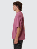 Thrills Reality Dreams Box Fit Oversize Tee - Delta Berry
