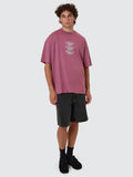 Thrills Reality Dreams Box Fit Oversize Tee - Delta Berry