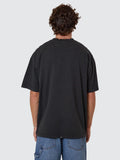 Thrills Shadowless Embro Oversize Box Fit Tee - Pirate Black
