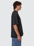 Thrills Shadowless Embro Oversize Box Fit Tee - Pirate Black