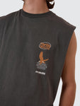 Thrills 1st Grade Service Merch Fit Muscle Tee - Merch Black