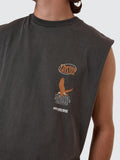 Thrills 1st Grade Service Merch Fit Muscle Tee - Merch Black