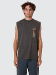 Thrills 1st Grade Service Merch Fit Muscle Tee - Merch Black