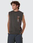Thrills 1st Grade Service Merch Fit Muscle Tee - Merch Black