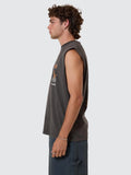 Thrills 1st Grade Service Merch Fit Muscle Tee - Merch Black