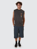 Thrills 1st Grade Service Merch Fit Muscle Tee - Merch Black