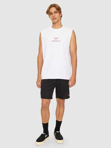 Thrills Paradise Before Anarchy Merch Fit Muscle Tee - White
