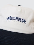 Thrills Penant 5 Panel Cap Heritage White Classic Blue