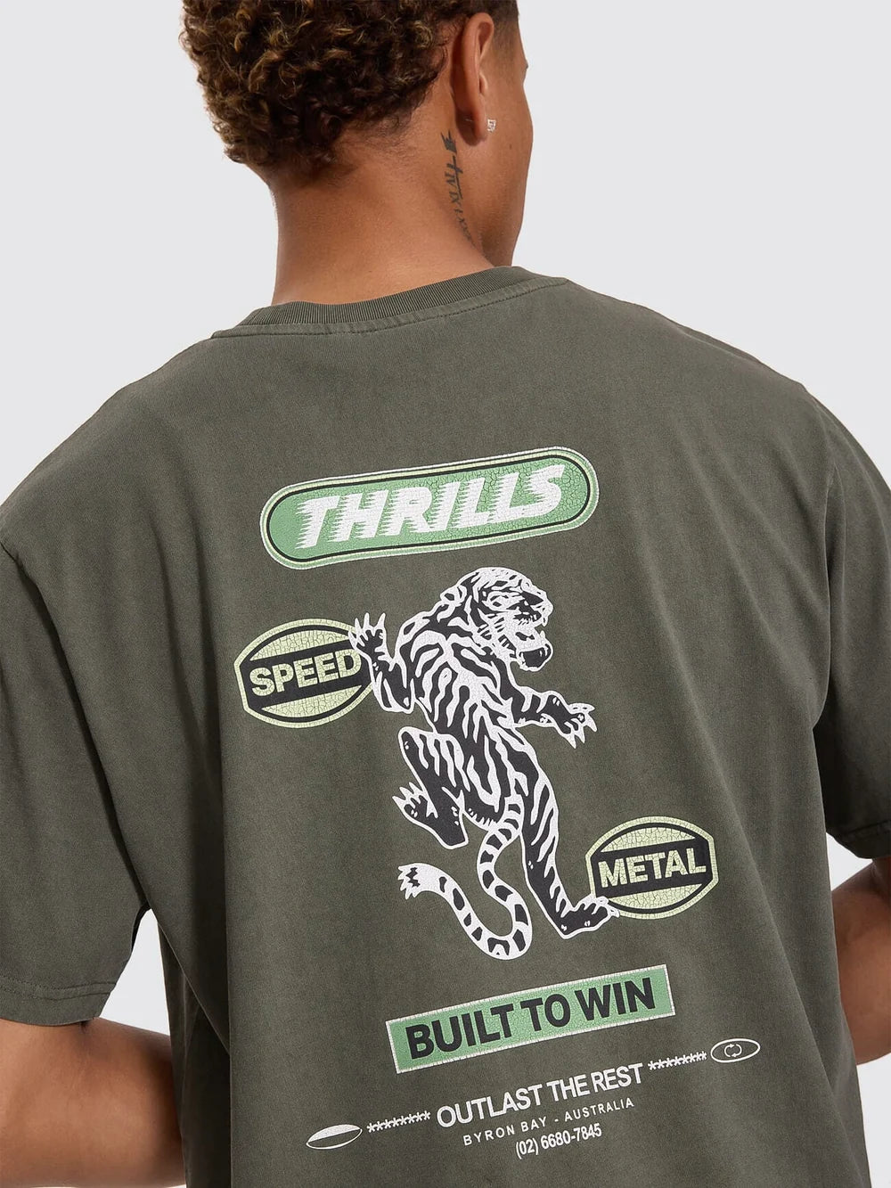 Thrills Built To Win Merch Tee Beetle