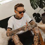 Sin Eyewear The Bar Black Matt Silver Smoke Polarised
