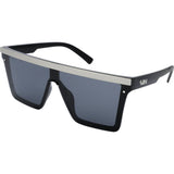 Sin Eyewear The Bar Black Matt Silver Smoke Polarised