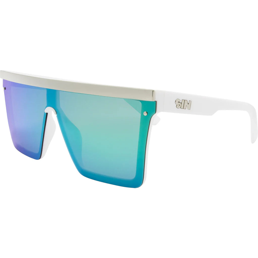 Sin Eyewear The Bar White Green