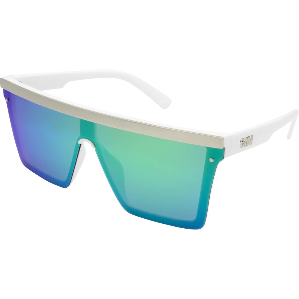 Sin Eyewear The Bar White Green