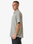 Thrills Morphing Check Short Sleeve Shirt Light Grey