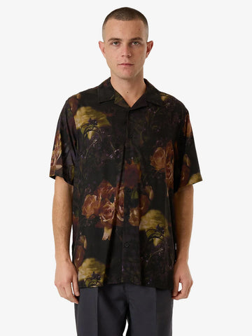 Thrills Beauty In Darkness Bowling Shirt Mood Black