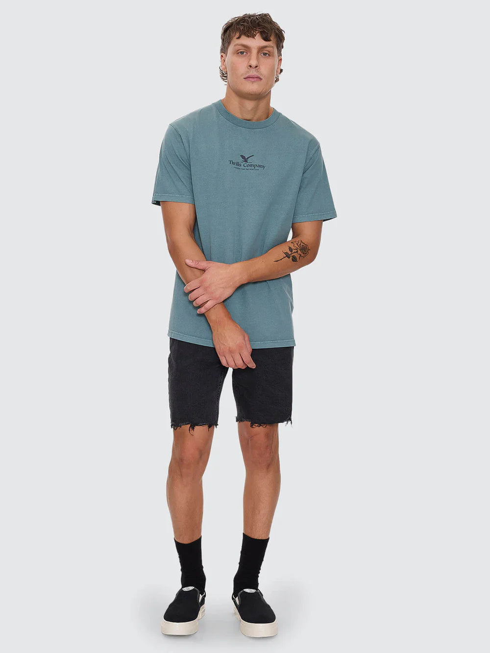 Thrills A Haven For The Restless Merch Fit Tee Green Coast