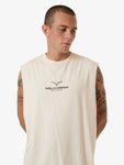 Emblem Merch Fit Muscle Tee Unbleached