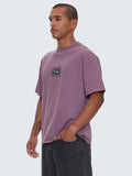 Thrills It's In The Cards Box Fit Oversize Tee - Vintage Mauve