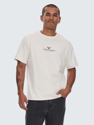 Thrills A Haven For The Restless Merch Fit Tee - Heritage White