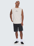 Thrills A Haven For The Restless Merch Fit Muscle Tee Heritage White