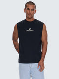 Thrills A Haven For The Restless Merch Fit Muscle Tee - Washed Black