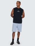 Thrills A Haven For The Restless Merch Fit Muscle Tee - Washed Black