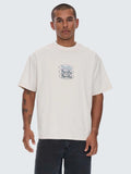 Thrills Crystal Clear Box Fit Oversize Tee - Heritage White