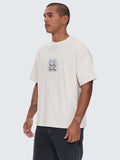 Thrills Crystal Clear Box Fit Oversize Tee - Heritage White